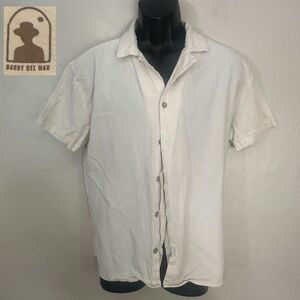 Dandy del Mar Textured Short Sleeve Shirt XL Gently worn 100% cotton